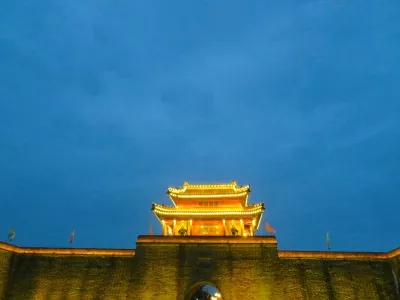 bell tower and drum tower