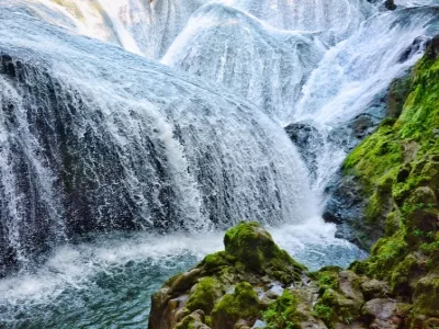 Huangguoshu Scenic Area - Silver Chain Falling Pool Waterfall