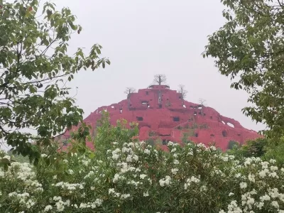 The lake rises with the bright moon