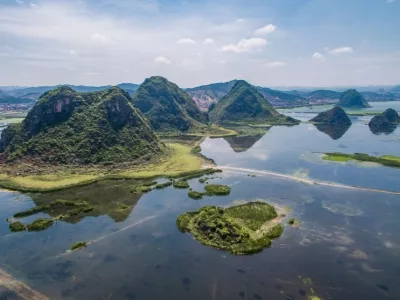 Bailong Lake Scenic Area in Qiubei County