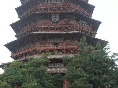Shanxi Yingxian Wooden Pagoda Scenic Area - Buddha Temple Shakyamuni Pagoda