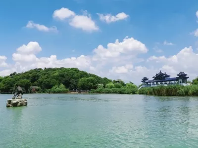 The Taihu Lake Yuantouzhu Scenic Spot