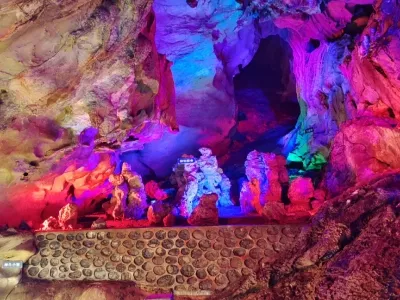 Taiyi Cave Scenic Area in Xianning City