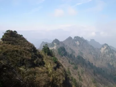 Wudang Mountain scen