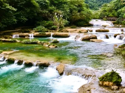 Xiaoqikong Scenic Area -68 level Waterfall